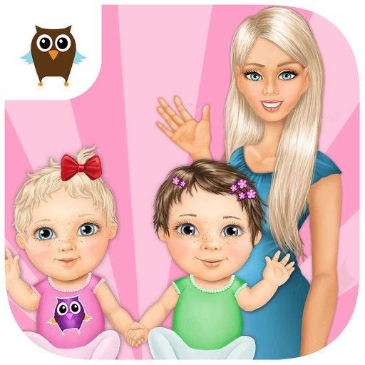 Sweet Baby Girl Twin Sisters Care - Kids Game Icon