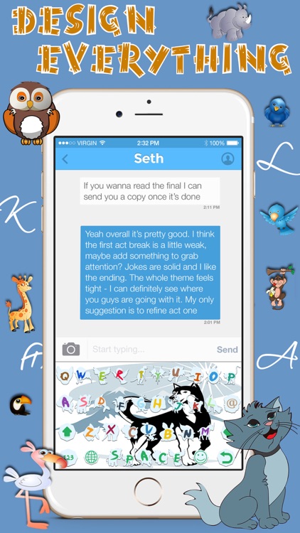 Animal Keyboards - Cute Custom Keyboard Maker screenshot-3