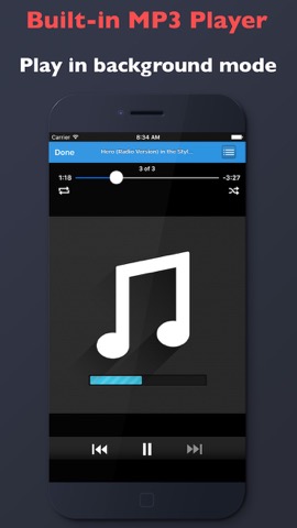 MyMP3 - Free MP3 Music Player & Convert Videos to MP3のおすすめ画像1