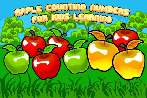 Apple counting numbers for Kids Learning screenshot 2