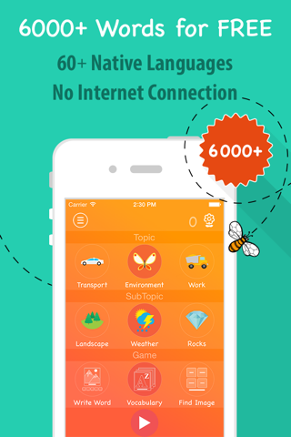 Learn Hindi 6,000 Words for Free with Fun Easy Learn Education