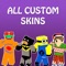 “New Custom Skins for 2016 - Best Collection of Minecraft Game”, a vast collection of custom skins app for you