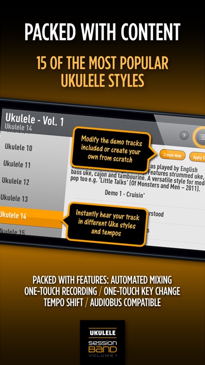 SessionBand Ukulele Band - Volume 1 screenshot-3