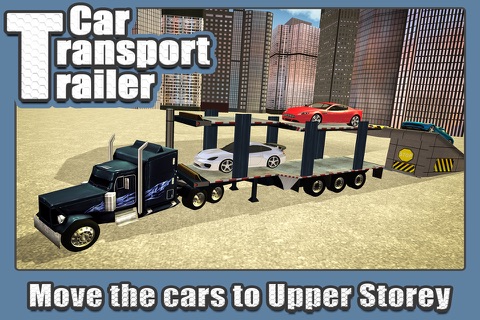 Car Transport Heavy Trailer 3D screenshot 2