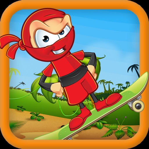 Ninja On Skateboard (Pro) iOS App