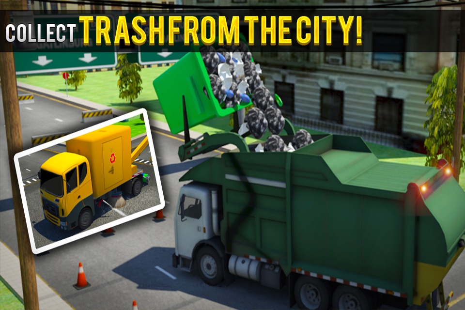 City Garbage Truck Driver Simulator: A Real Driving Test Game screenshot 3