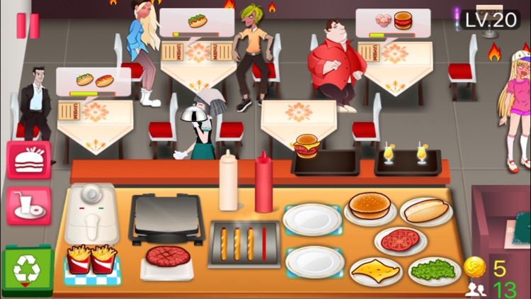 Cafe Fever - My Burger House screenshot-3