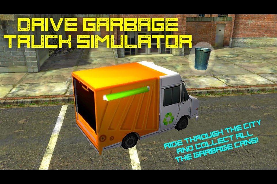 Drive Garbage truck Simulator screenshot 2