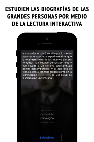 Dali - interactive biography screenshot 2