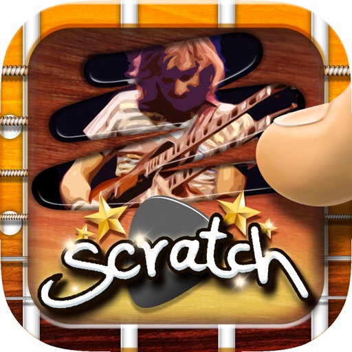 Scratch The Pic : Guitarists Trivia Photo Reveal Games Pro