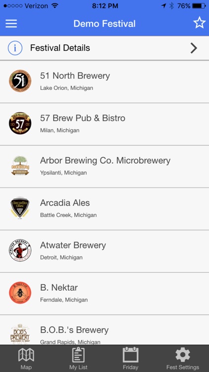 BeerFestList