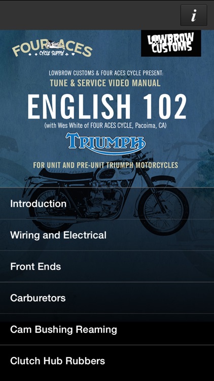 English 102 - For Unit and Pre-Unit Triumph Mot...