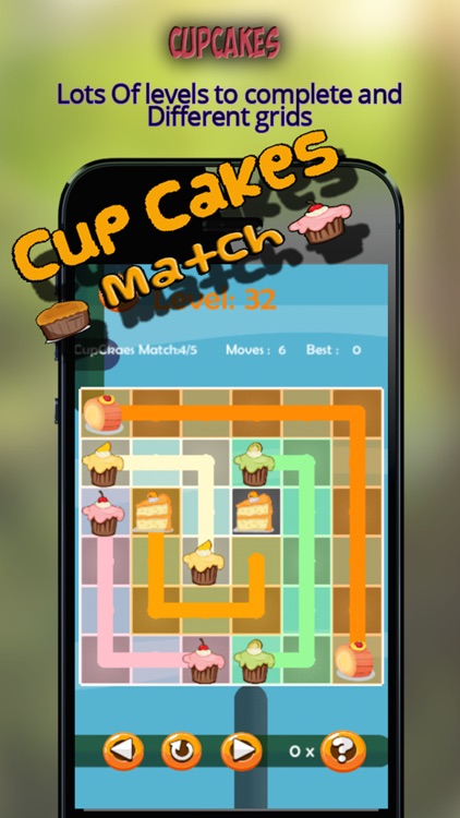 Cup Cakes - Free Match Maker Puzzle Catch Game