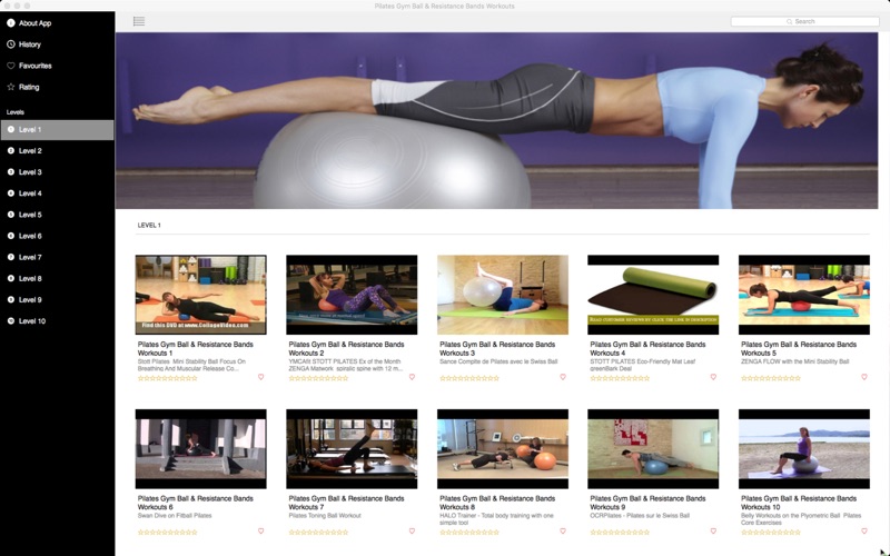 Pilates Gym Ball &amp; Resistance Bands Workouts thumbnail 2