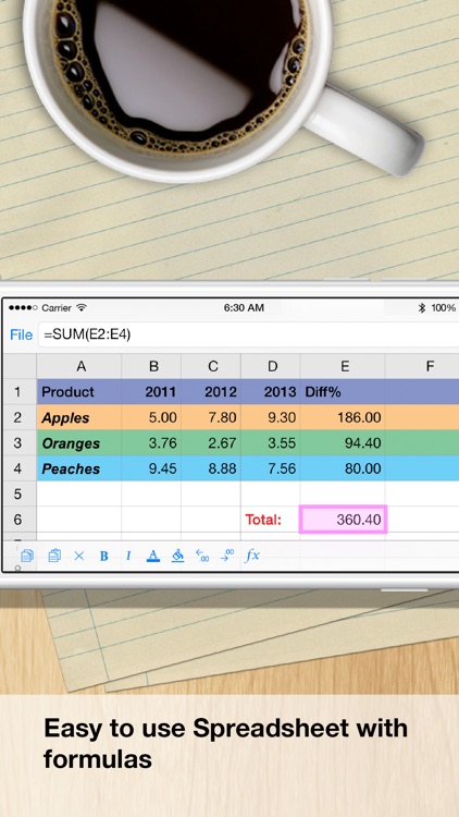 iSpreadsheet™ : Fast Powerful Office Spreadsheet
