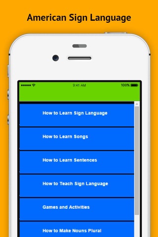 American Sign Language - Games and Activities screenshot 3