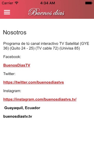 Buenos Dias Tvs screenshot 3