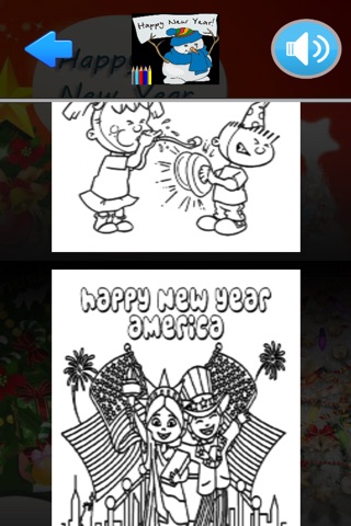 New Year Drawing Book for Kids - Colorful New Year screenshot 4