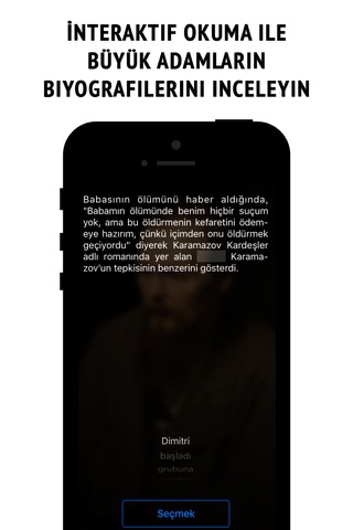 Dostoyevsky - interactive biography screenshot 2