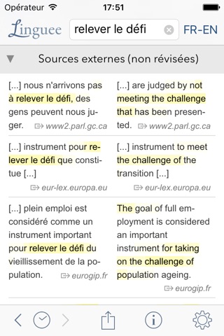 Dictionary Linguee screenshot 4