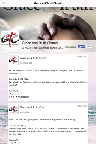 Grace and Truth Church screenshot 2