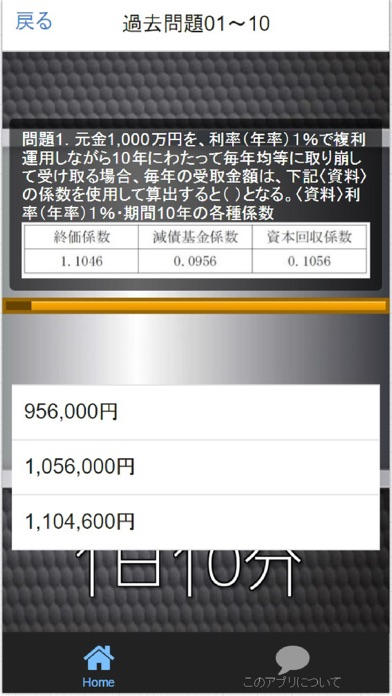 How to cancel & delete 1日10分　FP3級問題集 from iphone & ipad 3