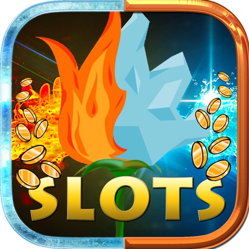 Fire And Ice Slot Machine Casino Game Icon