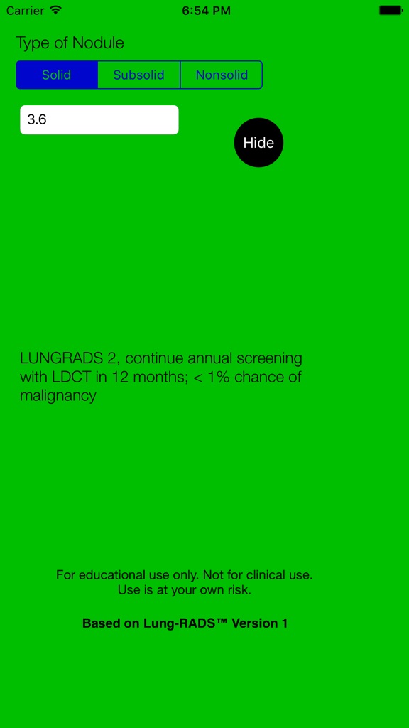 【图】Single Nodule Lung Cancer Screening with Lung-RADS(截图3)