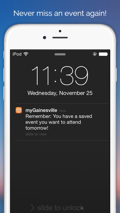 myGainesville - Events Guide to the Greater Gainesville Area screenshot-4