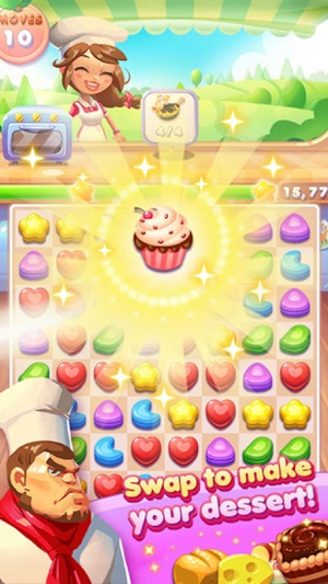 Cookie Chef - 3 match puzzle crush mania game(圖2)-速報App