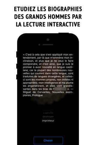Cervantes - interactive book screenshot 2
