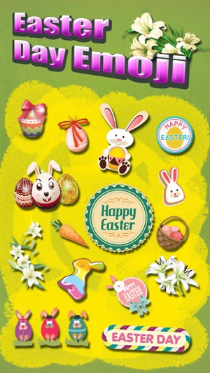 Happy Easter Emoji.s Pro - Holiday Emoticon Sticker for Mess(圖1)-速報App