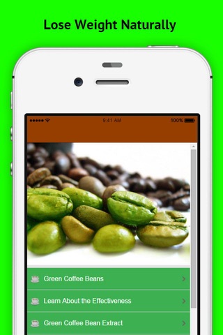 Green Coffee - Lose Weight Without Diet or Exercise screenshot 3