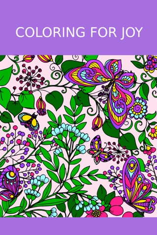 Butterfly Coloring Book for Adults: Free Adult Coloring Art Therapy Pages - Anxiety Stress Relief Balance Relaxation Games screenshot 3