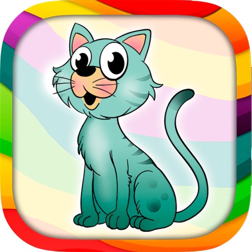 Paint cats – lovely kittens coloring book iOS App