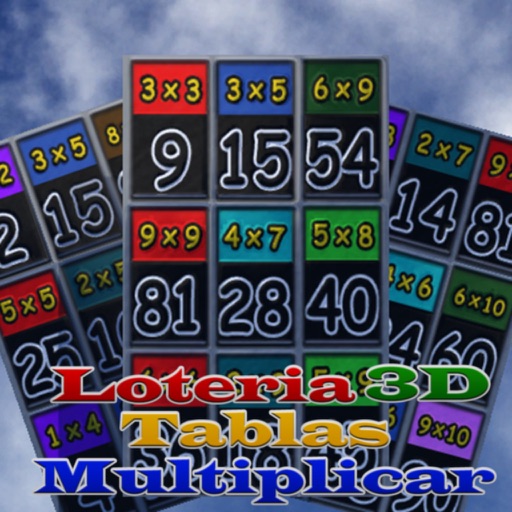 Loteria 3D Tablas De Multiplicar Icon