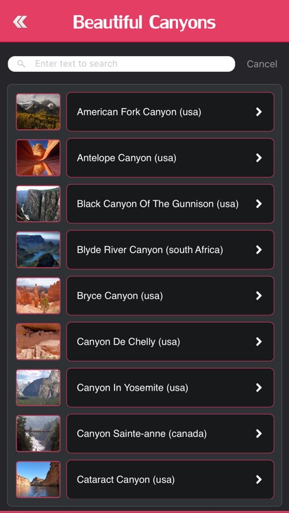 Beautiful Canyons of The World