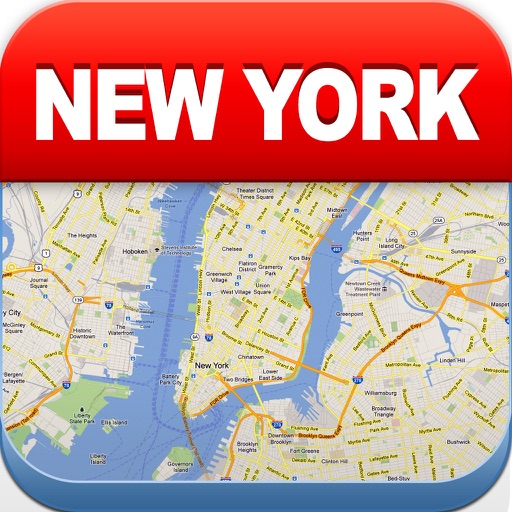 New York Offline Map - City Metro Airport with Travel Trip Planner