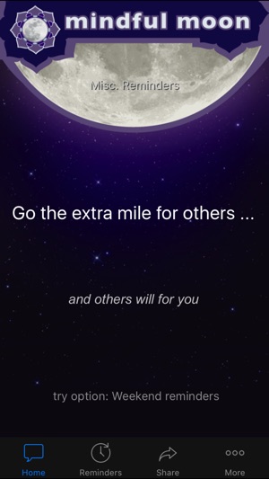 Mindful Moon - Stress Relief & Happiness through Inspiration(圖1)-速報App