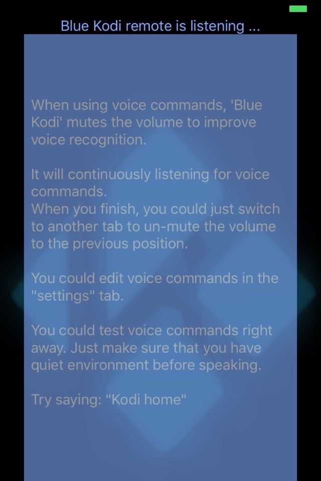 Blue Remote for Kodi screenshot 2