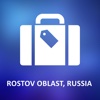Rostov Oblast, Russia Offline Vector Map