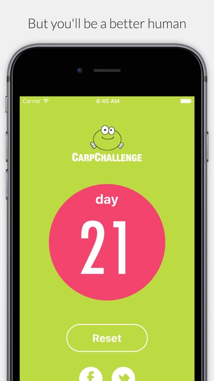 Carp - 21 Day No Complaint Challenge screenshot-3