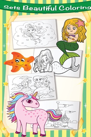 Little Pony Coloring Book Princess Drawing - Preschool Toddlers Kids For Painting screenshot 4