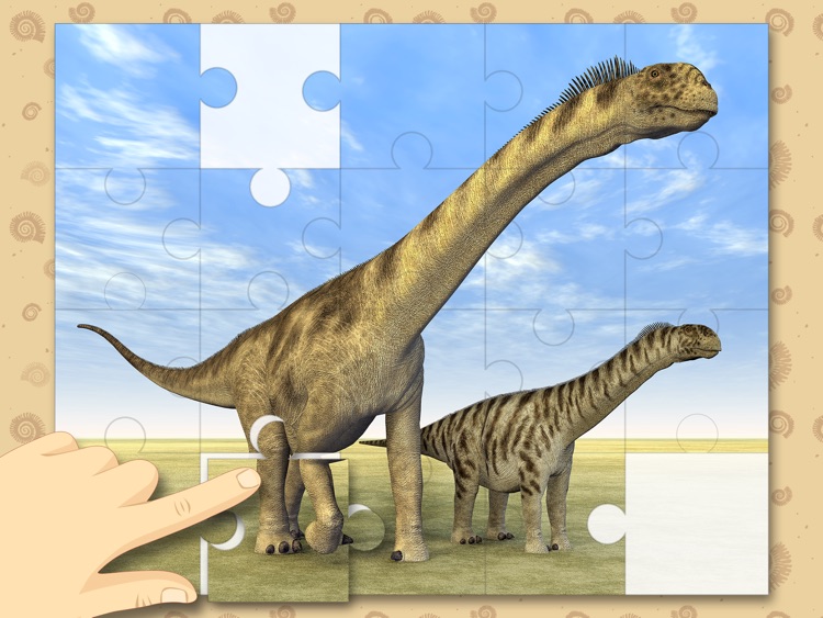 Dinosaurs Prehistoric Animals Jigsaw Puzzles : free logic game for toddlers, preschool kids, little boys and girls screenshot-4