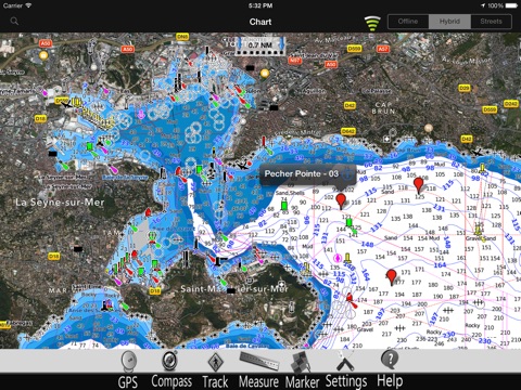 France Med. Nautical Chart Pro screenshot 4