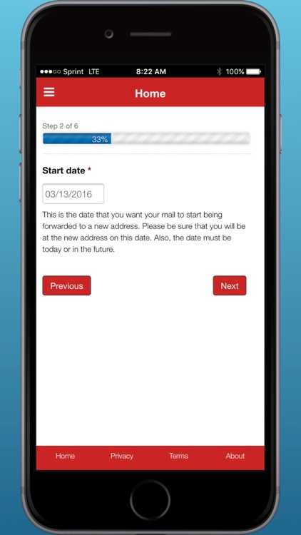 Change of Address Form