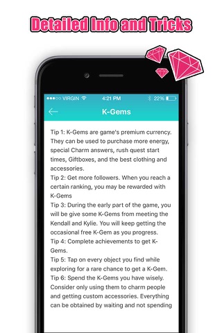 Cheats for Kendall and Kylie screenshot 3