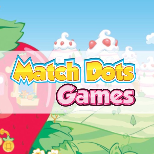 Match Dots Color Games For Kids Strawberry Sweet