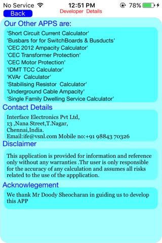 CEC TRANSFORMER PROTECTION screenshot 3