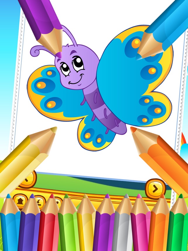 Butterfly Fairy Ja Otokat Varityskirja Piirustus Lapset Pelit App Storessa